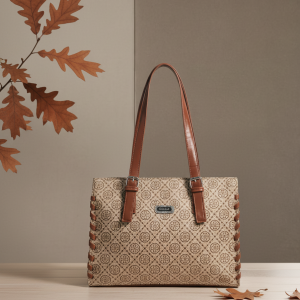 Classic Brown Pattern Tote Bag